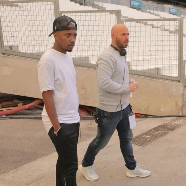 Yeezy boost by Franck Gastambide on the account Instagram of @sopranopsy4