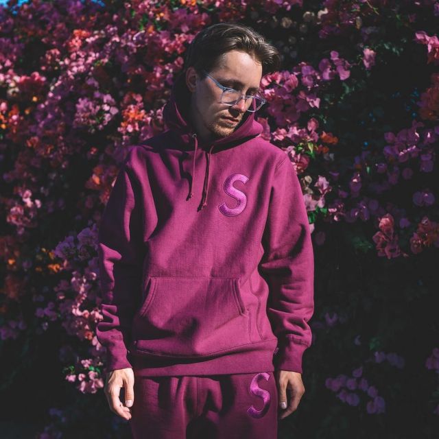 supreme tonal s logo hoodie