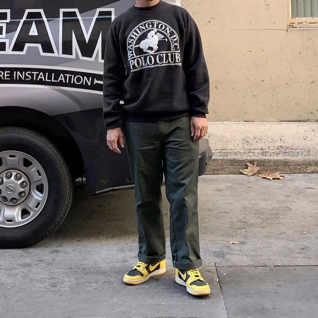 Dunk High The worn by oldmanalan on the account Instagram of @oldmanalan 