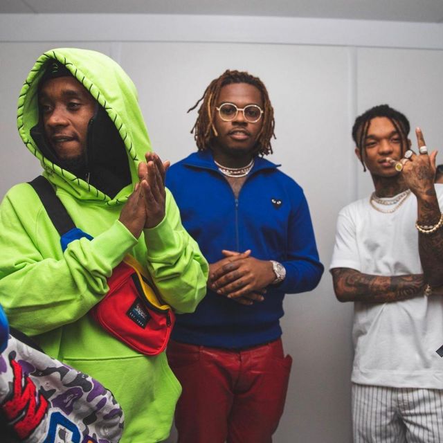 La veste Comme Des Garçcons de Gunna sur le compte Instagram de @raesremmurd