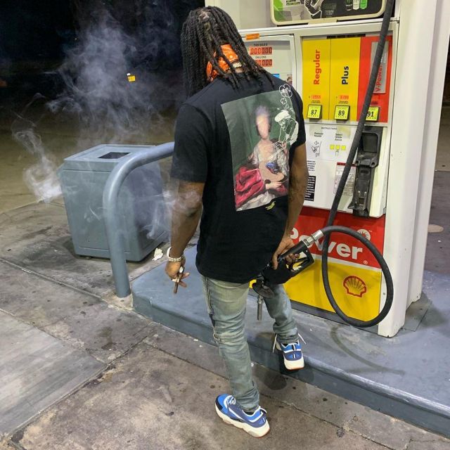 Le tee-shirt Off-White de Chief Keef sur le compte Instagram de @chieffkeeffsossa