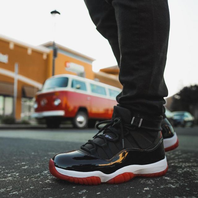jordan 11 bred worn by sneakerheadinthebay on the account Instagram of sneakerheadinthebay