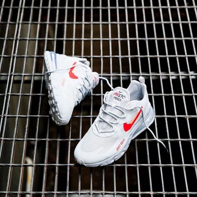 Air max 270 react "just do it" red " carried by airmaxkicks on the account Instagram of @airmaxkicks 
