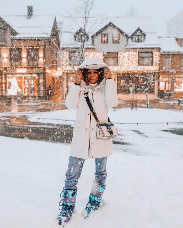 moon boots bleu