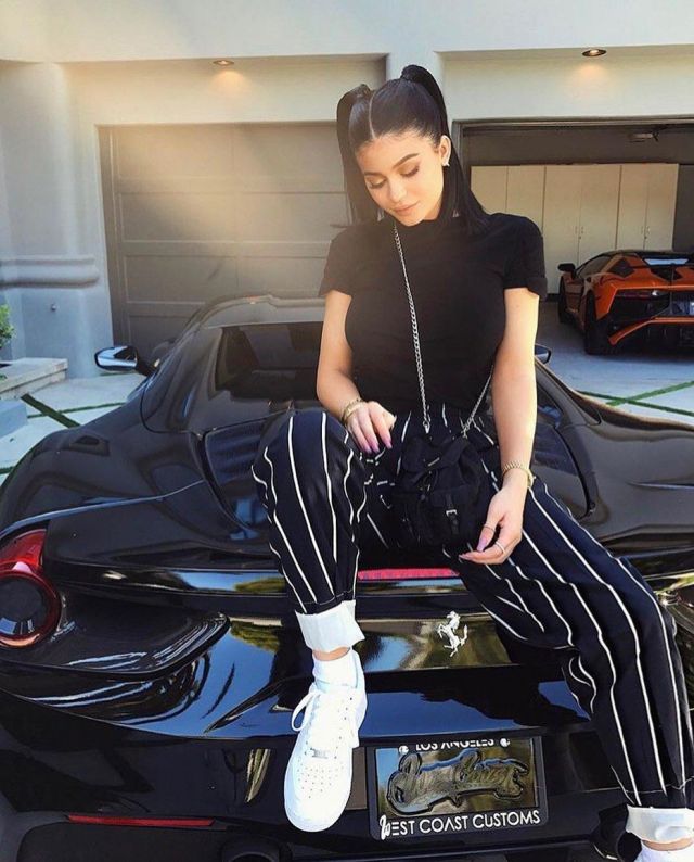 kylie jenner nike air force