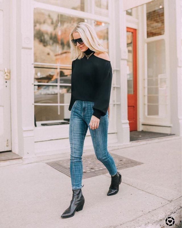 Dolce Vita Black Boot of Erin Busbee on the Instagram account ...