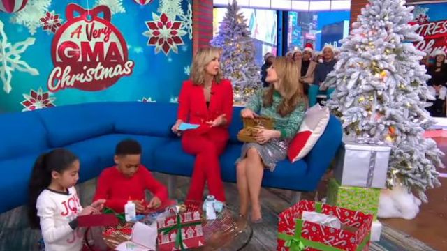 Alc Conway Red Pants Worn By Lara Spencer On Good Morning America
