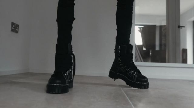 Versace Chain Reaction Black sneakers worn by Scarlxrd on his Instagram  account @scarlxrd