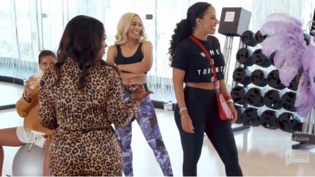 Alo Yoga Black Leggins worn by Tanya Sams in The Real Housewives of Atlanta Season 12 Episode 9