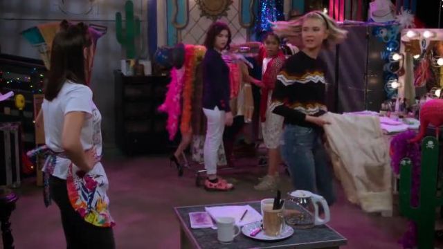 Pink Short Boots worn by Hannah (Merit Leighton) in Alexa & Katie Season 3 Episode 6