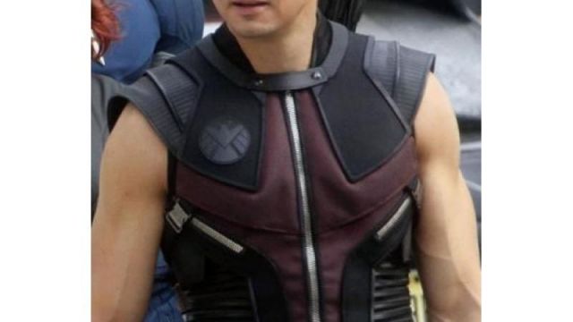 The Avengers Hawkeye Leather Vest worn by Hawkeye (Jeremy Renner) in The Avengers