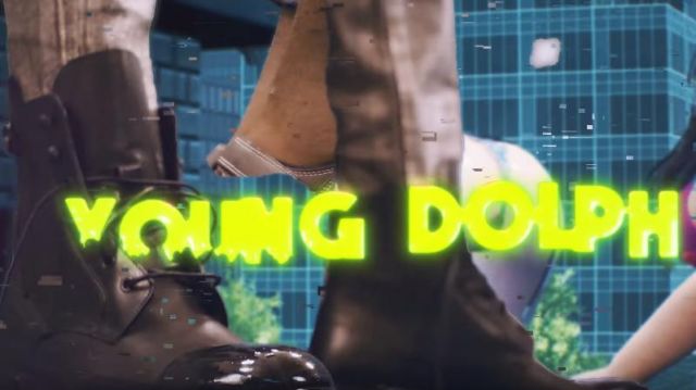Dolce & Gabbana Zip Detail Black Combat Boots of Young Dolph en el video musical Young Dolph - Juicy (Video Oficial)