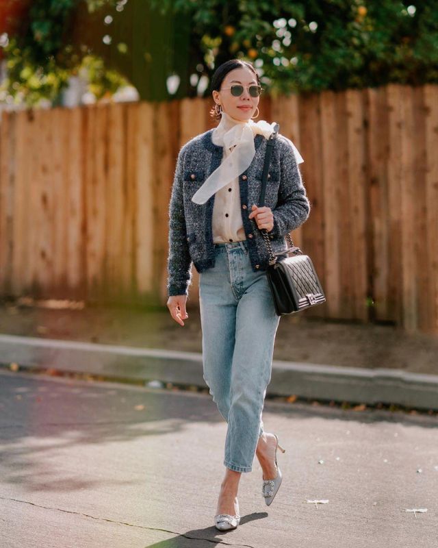 maje sequin cardigan