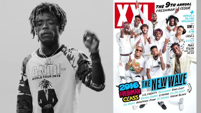 The tee-shirt ANTI worn by Lil Uzi Vert in 10 RAPPERS WHO WILL FUCK (Ft. The Regulations)