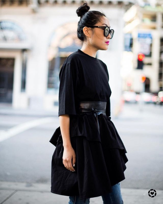 Top Black of Nina Hu on the Instagram account @citizensrunway | Spotern