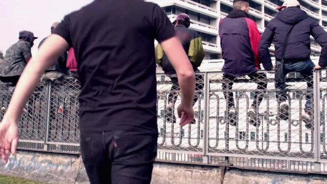 The black pants of Nekfeu in the video Nekfeu - We'll See (Clip Official)