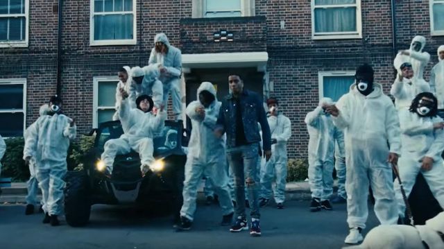 Jean's painting of AJ Tracey in AJ Tracey - Doing It