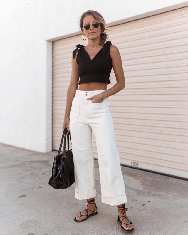 Madewell Lace-Up San­dal of Lindsay Marcella on the Instagram account @lindsaymarcella