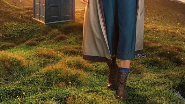 Chaussettes rayées du Médecin (Jodie Whittaker) dans Doctor Who (S11E01)