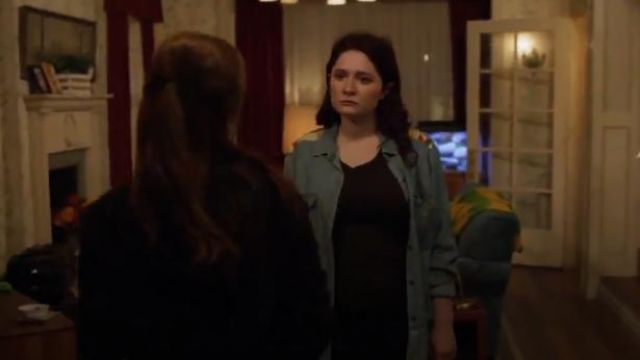 Denim Shirt worn by Debbie Gallagher (Emma Kenney) in Shameless Season 10 Episode 10
