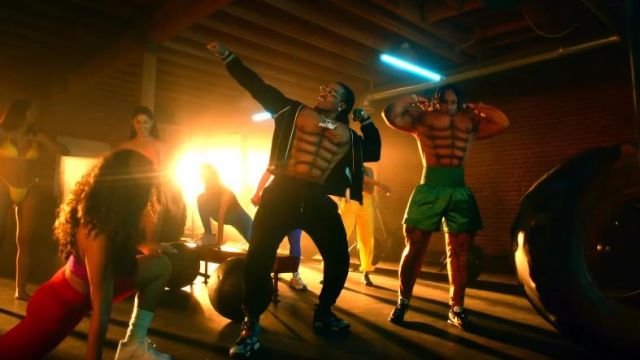Jordan 6 Green Retro Travis Scott of Quavo in the music video Rich The Kid - That's Tuff ft. Quavo