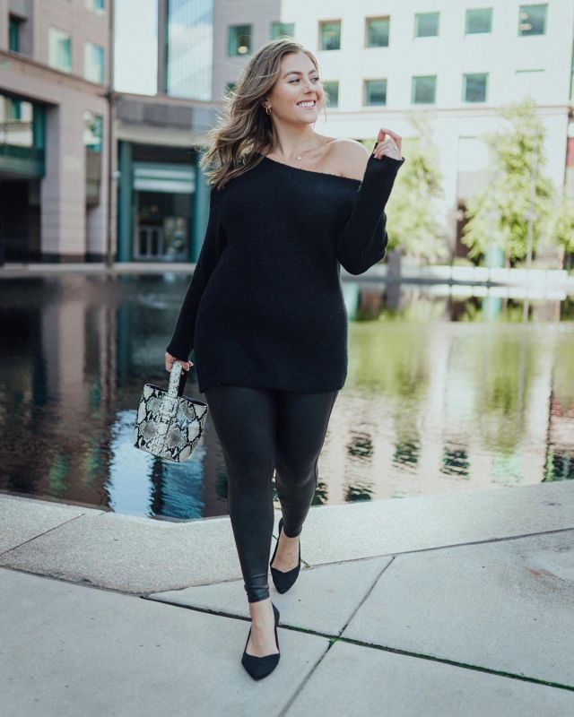 Black Sweater of Caralyn Mirand Koch on the Instagram account @caralynmirand
