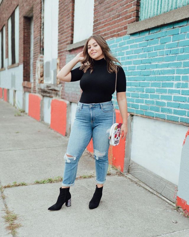 Betsey Johnson Heel Booties of Caralyn Mirand Koch on the Instagram account @caralynmirand