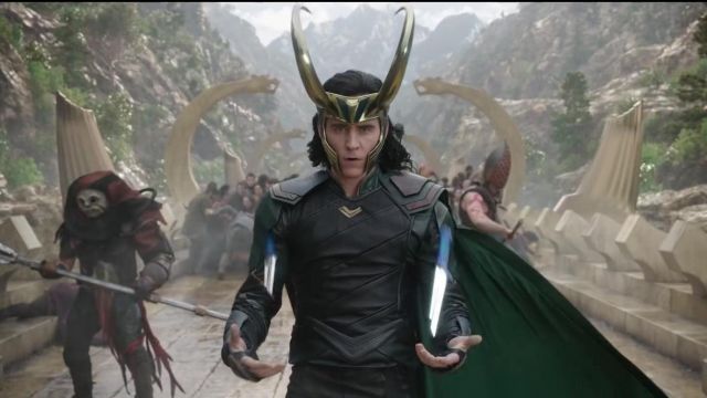 Réplique du casque de Loki (Tom Hiddleston) dans Thor : Ragnarok