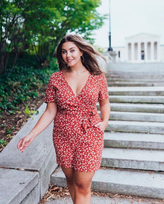 Romper Red of Caralyn Mirand Koch on the Instagram account @caralynmirand