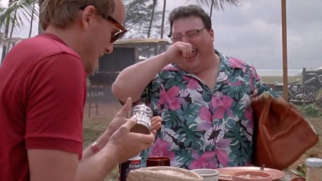 La canette de Barbasol de Nedry (Wayne Knight) dans Jurassic Park