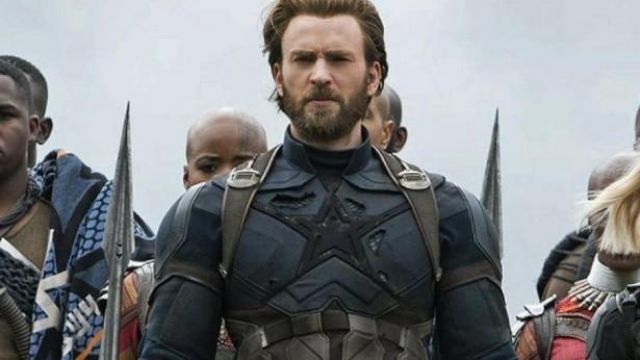 The conduct of war, Steve Rogers / Captain America (Chris Evans) in the Avengers : Infinity War