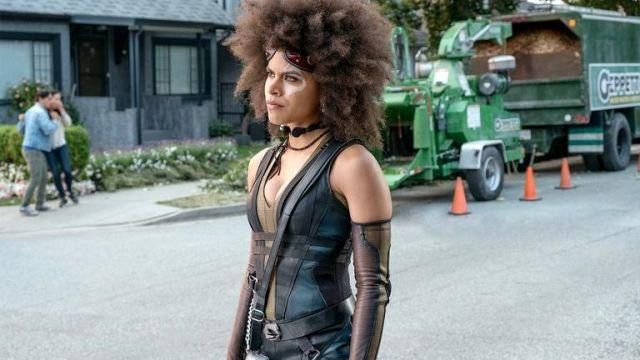 La tenue de Domino (Zazie Beetz) dans Deadpool 2