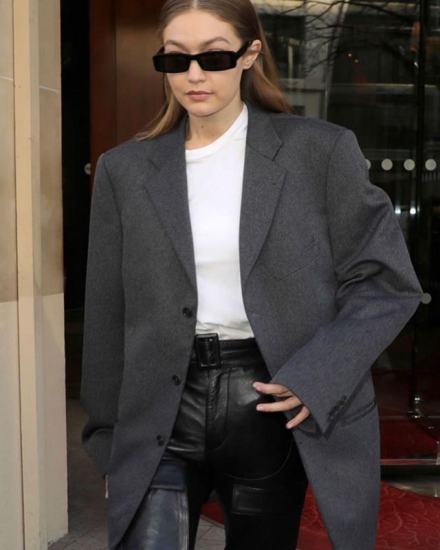 danielle guizio belted leather pants