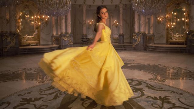 Déguisement de luxe (licence officielle) de Belle (Emma Watson) dans La Belle et la Bête