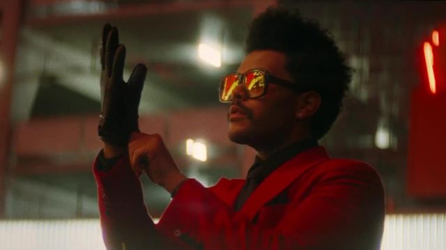 Gants en cuir de The Weeknd dans The Weeknd - Blinding Lights (Official Video)
