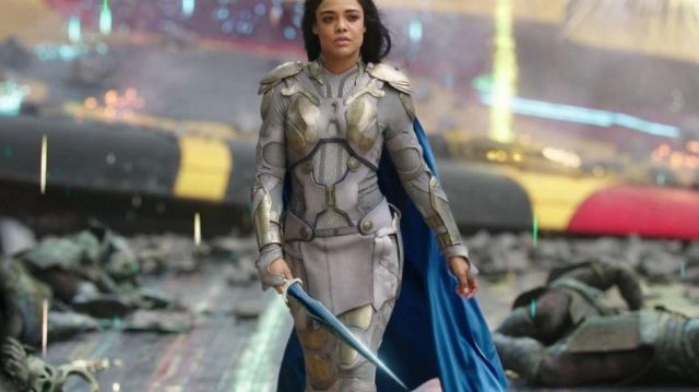 The suit of Valkyrie (Tessa Thompson) in Thor : Ragnarok