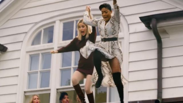 Thigh-high boots with heels - Black of Mia (Tiffany Haddish) in Like a Boss