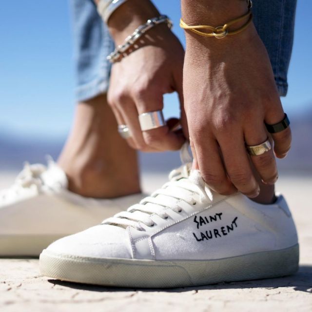 The YSL sneakers of Reead on the Instagram account @reead