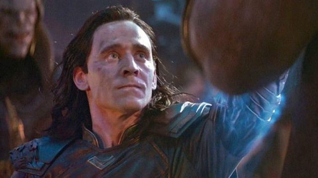 The holding of Loki (Tom Hiddleston) in Avengers : Infinity War