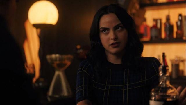 Blue Plaid Dress of Veronica Lodge (Camila Mendes) in Riverdale (S04E10)