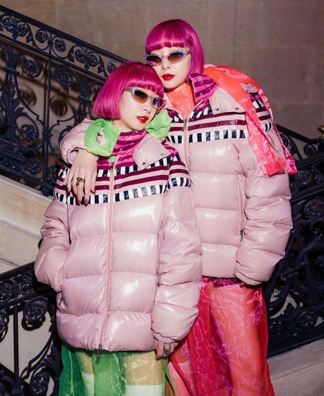 The pink puff jacket of Aya Suzuki on the Instagram account @ayaxxamiaya