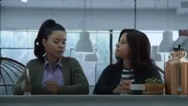 Purple Gingham Shirt worn by Mariana Adams Foster (Cierra Ramirez) in Good Trouble Season 2 Episode 12