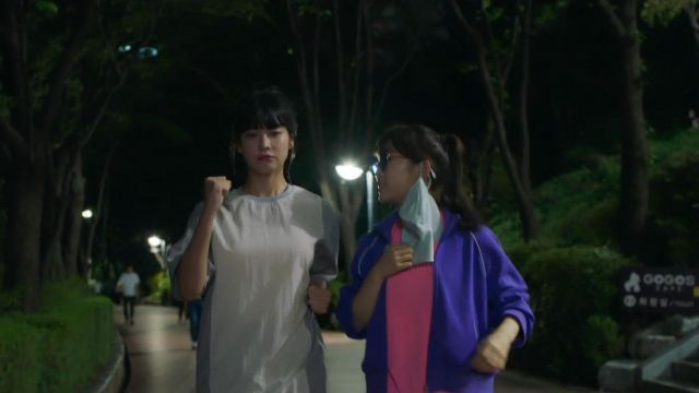 Funk Track Top worn by Kim Mi-kyeong (Kim Seul Ki) in Love with Flaws Episode 4
