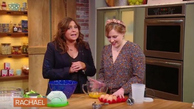 Zadig&voltaire Vic­tor Mul­ti­strass Jack­et worn by Rachael Ray on The Rachael Ray Show January 27, 2020