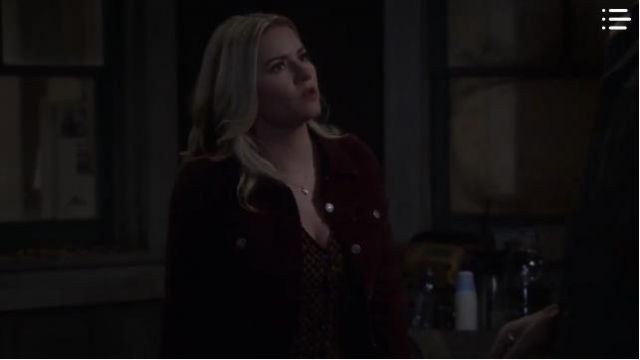 Print­ed But­ton­down Dress worn by Abby (Elisha Cuthbert) in The Ranch Season 4 Episode 7