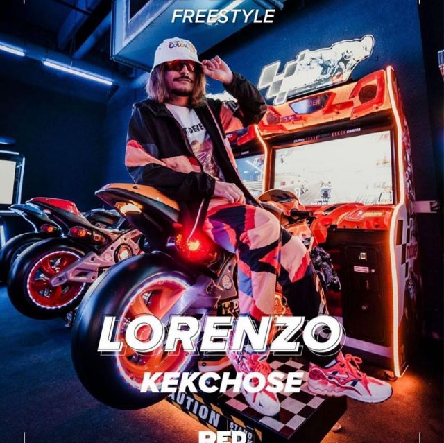 Le pantalon de survêtement porté par Lorenzo sur son compte Instagram @el_larrygarcia