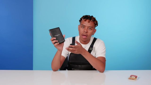 Givenchy Paris Passport Holder worn by YBN Cordae in 10 Things YBN Cordae Can t Live Without GQ Spotern