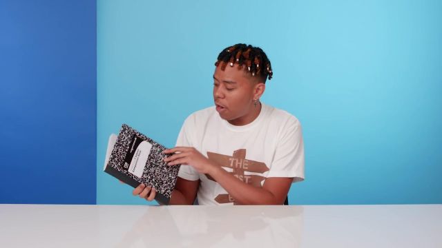 Wexford Composition Book used by YBN Cordae in 10 Things YBN Cordae Can't Live Without | GQ