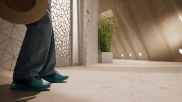 Nike Air Max 720 Green Sneakers worn by Benni (Col Farrell) as seen in Doctor Who (S12E03)