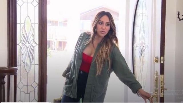 Green Blessed Jacket worn by  Melissa Gorga  in The Real Housewives of New Jersey Season 10 Episode 12